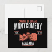 Montgomery Postkarte (Vorne/Hinten)