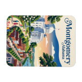 Montgomery Riverfront USA Magnet (Horizontal)