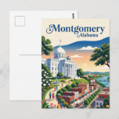 Montgomery Riverfront USA Postkarte (Vorne/Hinten)