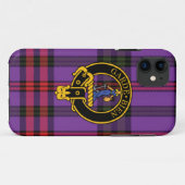 Montgomery schottisches Wappen und Tartan iPhone Case-Mate iPhone Hülle (Rückseite (Horizontal))