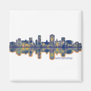 Montgomery Skyline Magnet