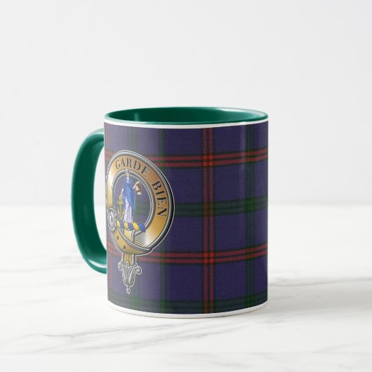 Montgomery Tartan & Abzeichen Tasse (Vorderseite Links)