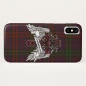Montgomery Tartan Cross Case-Mate iPhone Hülle (Rückseite (Horizontal))