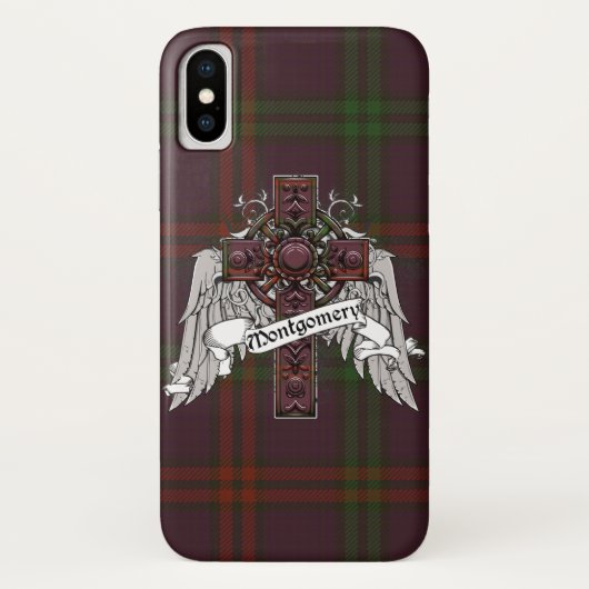 Montgomery Tartan Cross Case-Mate iPhone Hülle (Rückseite)