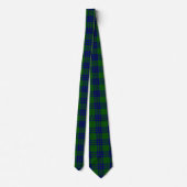 Montgomery tartan green blue kariert krawatte (Rückseite)