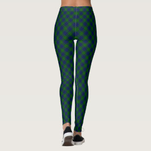 Montgomery tartan green blue kariert leggings