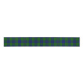 Montgomery tartan green blue kariert ripsband (Vorderseite)