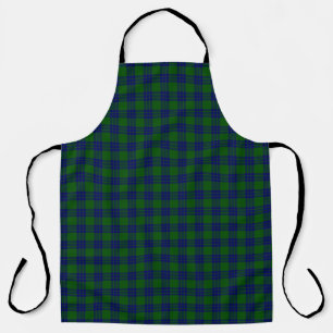 Montgomery tartan green blue kariert schürze
