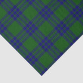 Montgomery tartan green blue kariert seidenpapier (Detail)