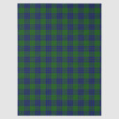 Montgomery tartan green blue kariert seidenpapier (Vorderseite)