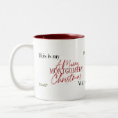 Montgomery Weihnachts-Tasse Zweifarbige Tasse (Links)