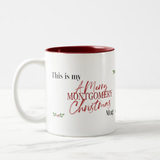 Montgomery Weihnachts-Tasse Zweifarbige Tasse