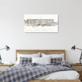 Montgomery West side Bush und Pine Leinwanddruck (Insitu (Schlafzimmer))