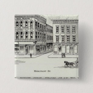 Montgomery West Side Clay und Washington Button