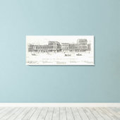 Montgomery West Side Clay und Washington Leinwanddruck (Insitu (Holzboden))