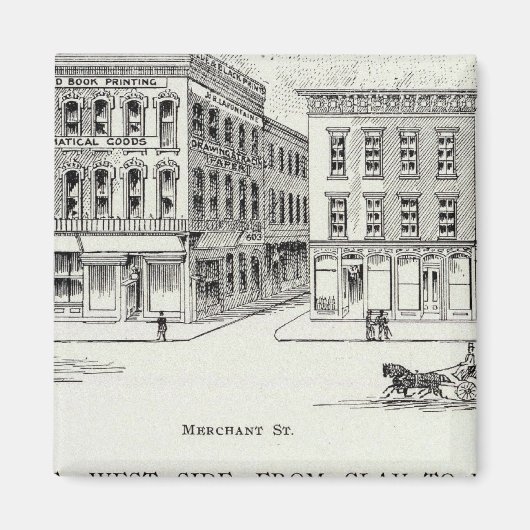 Montgomery West Side Clay und Washington Magnet (Vorne)