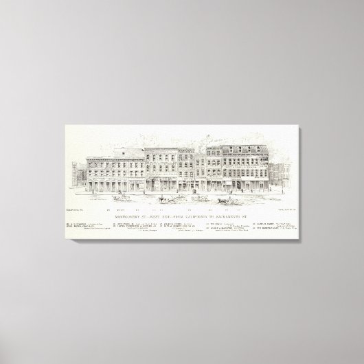 Montgomery West Side Kalifornien und Sacramento Leinwanddruck (Vorderseite)