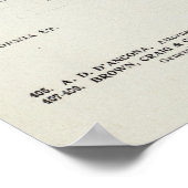 Montgomery West Side Kalifornien und Sacramento Poster (Ecke)