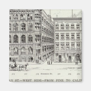 Montgomery West Side Pine und Kalifornien Magnet