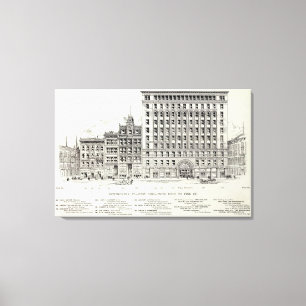 Montgomeryostseite Bush und Kiefer Leinwanddruck