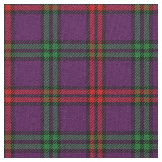 Montgomerytartan-Druck Stoff (Nahaufnahme)
