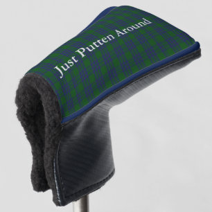 Montgomerytartan-karierte Putter-Abdeckung Golf Headcover