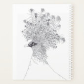 Month and Weekly Planner Crowned Pigeon  Planer (Rückseite)