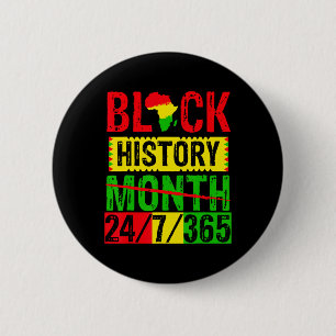 Month Cant hält unsere Geschichte 24 7 365 Schwarz Button