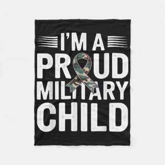 Month Military Child Costume Im Proud Military Chi Fleecedecke