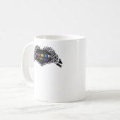 Month Skeleton Heart Hands LGBTQIA Kaffeetasse (Vorderseite Links)