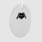 Month Skeleton Heart Hands LGBTQIA Ornament (Vorderseite)