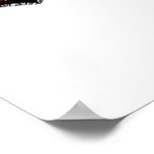 Month Skeleton Heart Hands LGBTQIA Poster (Ecke)