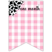 Monthly Milestone Banner for First Birthday (Dritte Fahne)