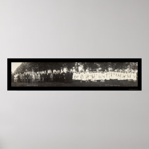 Monti Iowa Klassen-Foto 1913 Poster
