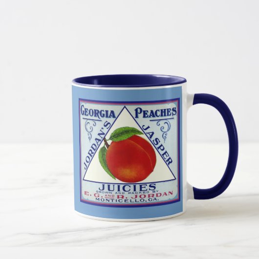 Monticello Georgia Peaches Tasse (Rechts)