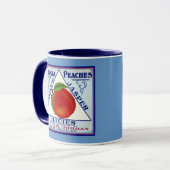 Monticello Georgia Peaches Tasse (Vorderseite Links)