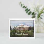 Monticello Postcard Postkarte (Stehend Vorderseite)