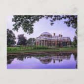 Monticello Reflektion Postkarte (Vorderseite)