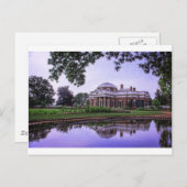 Monticello Reflektion Postkarte (Vorne/Hinten)