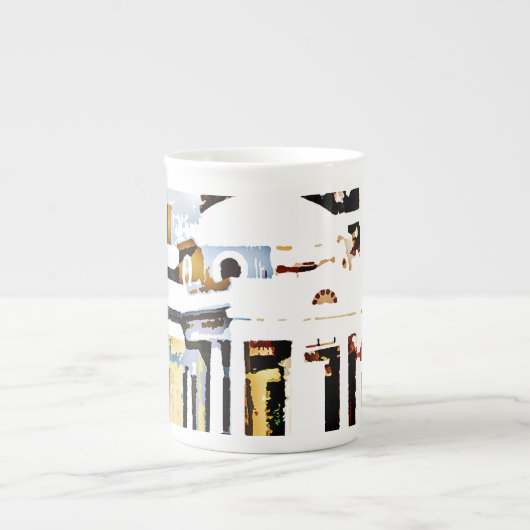 Monticello - Thomas Jefferson Zuhause in Virginia Porzellantasse (Vorderseite)