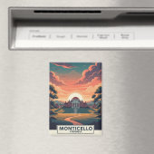 Monticello Virginia Reise Magnet (In Situ (Geschirrspüler))
