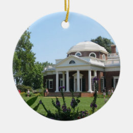 Monticello Weihnachtsverzierung Keramik Ornament
