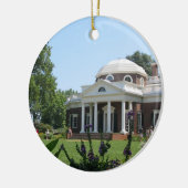 Monticello Weihnachtsverzierung Keramik Ornament (Links)
