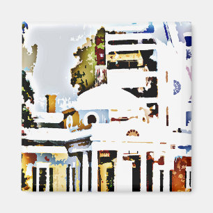 Monticello - Zuhause von Thomas Jefferson in Virgi Magnet