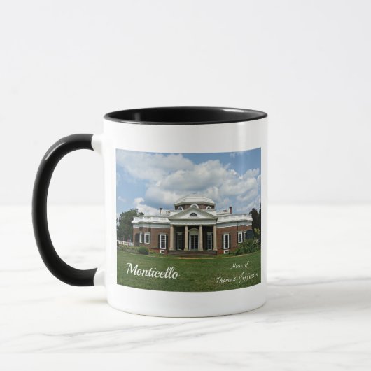 Monticello, Zuhause von Thomas Jefferson Tasse (Links)