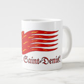 Montjoie! Saint-Denis! Red Oriflamme with Sun Jumbo-Tasse (Vorderseite Rechts)