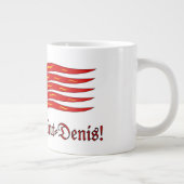 Montjoie! Saint-Denis! Red Oriflamme with Sun Jumbo-Tasse (Rechts)