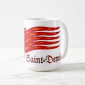 Montjoie! Saint-Denis! Red Oriflamme with Sun Kaffeetasse (VorderseiteRechts)