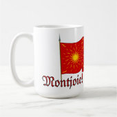 Montjoie! Saint-Denis! Red Oriflamme with Sun Kaffeetasse (Links)