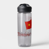 Montjoie! Saint-Denis! Red Oriflamme with Sun Trinkflasche (Vorderseite)